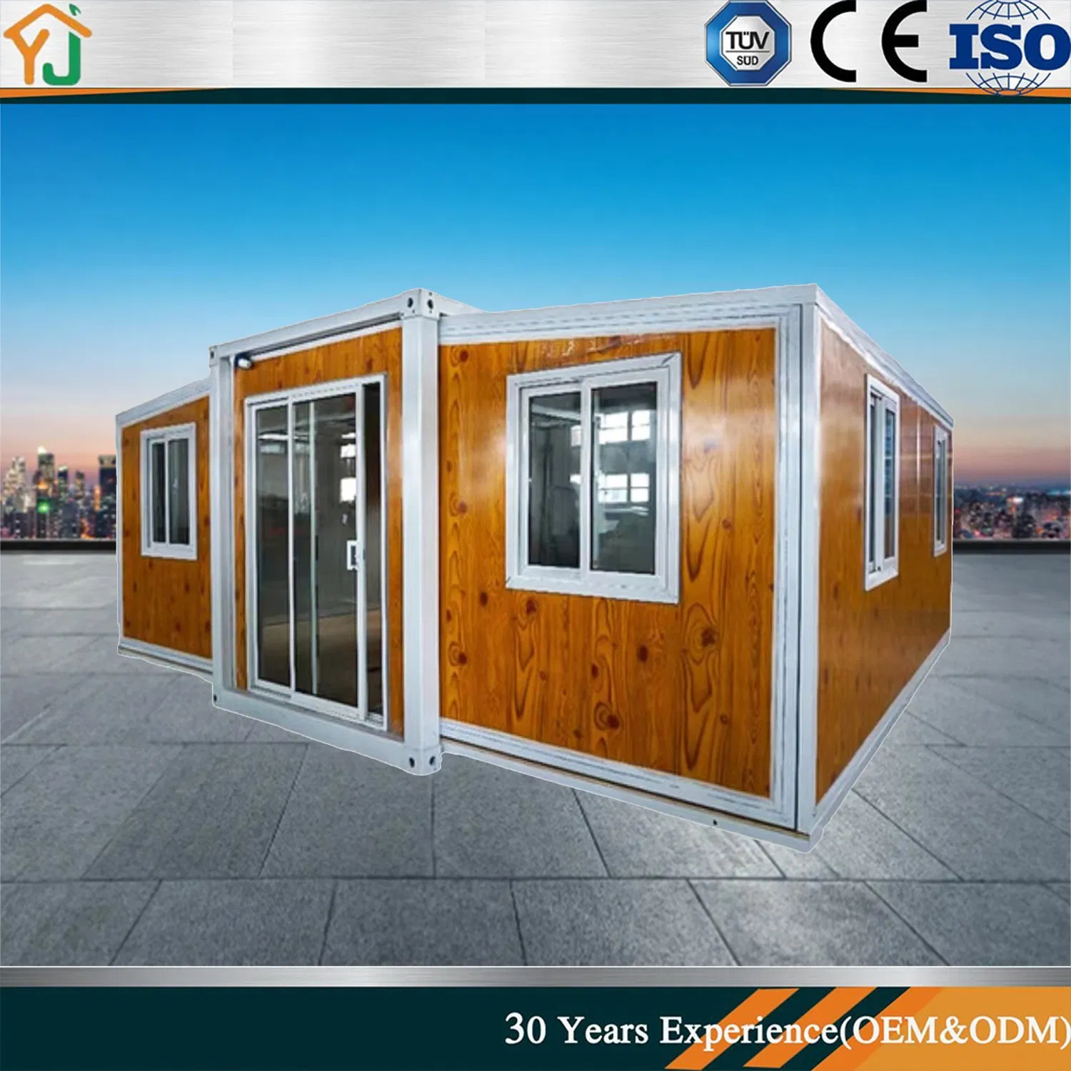 Manufactured by The Manufacturer, The Double Wing Expansion Room Has Complete Foldable Facilities and Is Applicable to Scenic Spots, Camping Units, Constructio