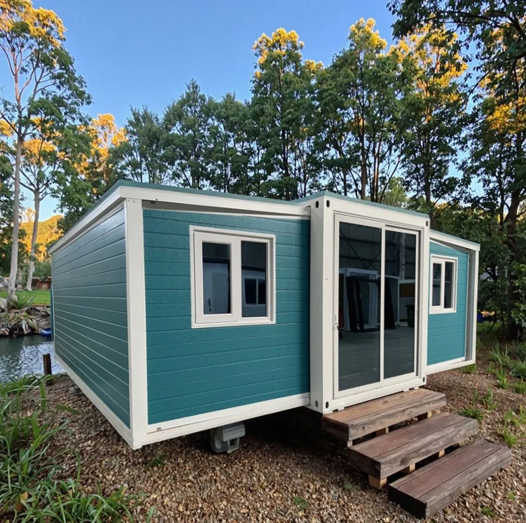 Luxury Villa Design European Style Prefab Modular Steel Folding Transportable Houses Expandible Maison Conteneur