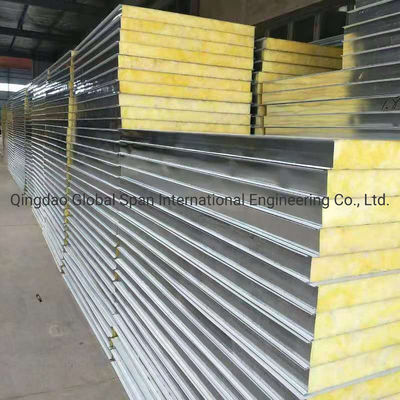 Cold Room Ceiling Panel Steel Structure Building with Polyurethane Facade Sendwich Sound Insulation Clean PU Wall Aluminum Composite Metal Exterior GRP Panels