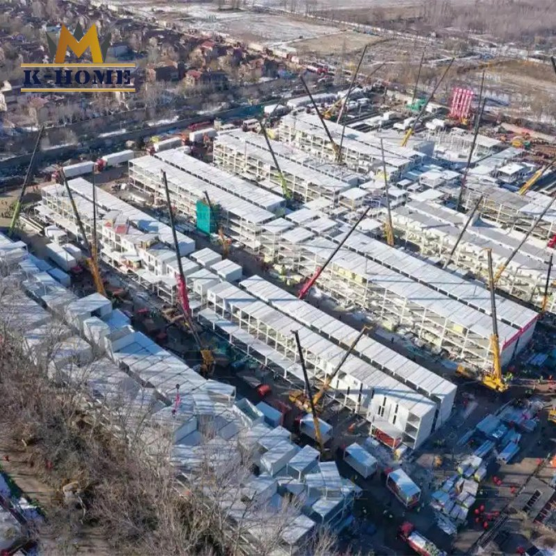 Sustainable Insulated Prefab Container for on-Site Temporary Accommodation