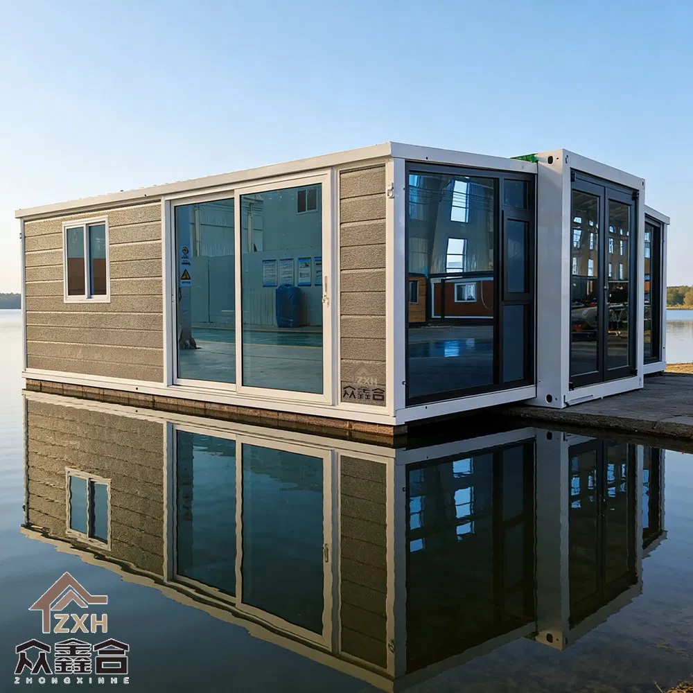 Two-Story Modular Workers' Dormitory and on-Site Office—Prefabricated, Quick-to-Assemble Container Housing