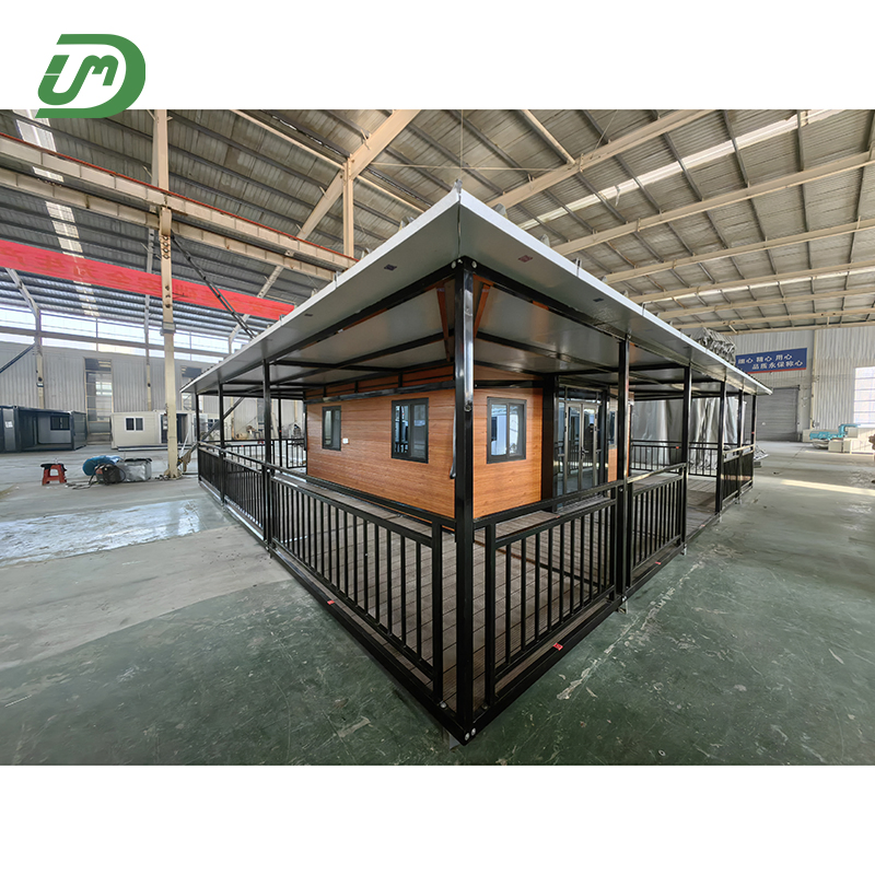 Pre Assembled Modular Luxury Transportable with Ring Terrace Container House
