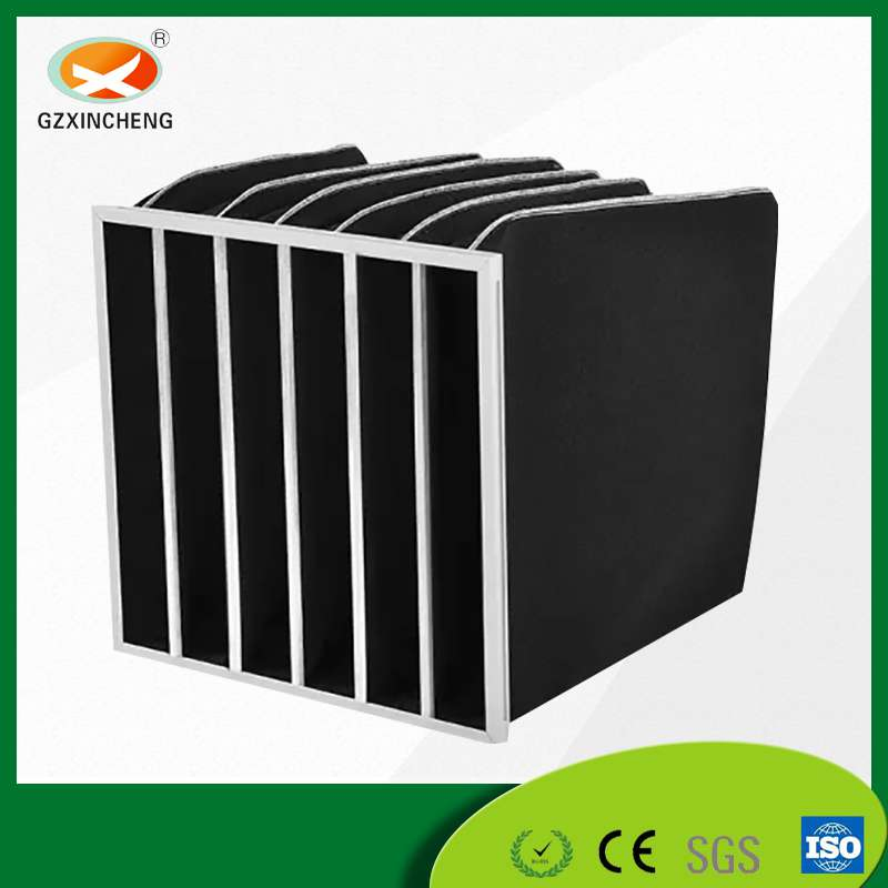 Fresh Air System Equipment G3/G4 Pocket Bag Activated Carbon Pre-Filter