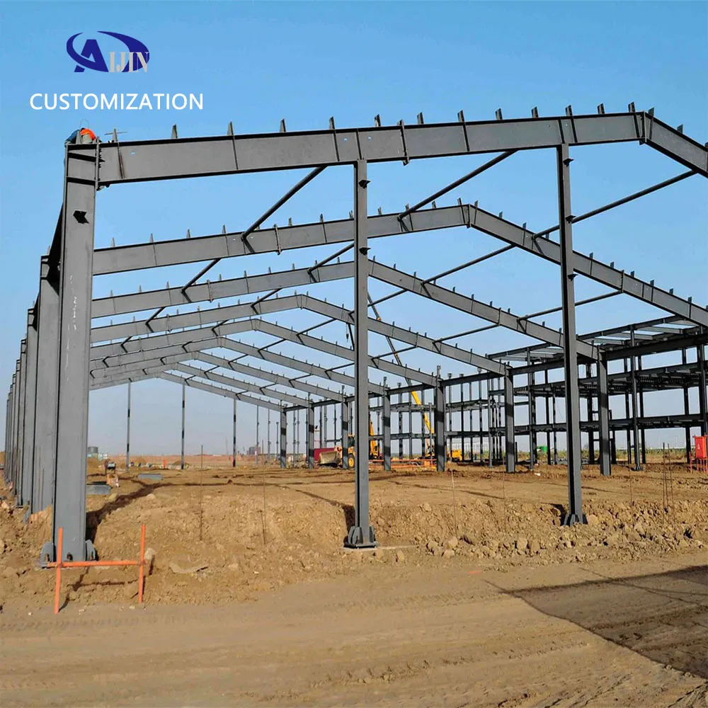 Quick Assembly Low Cost Industrial Steel Workshop Building
