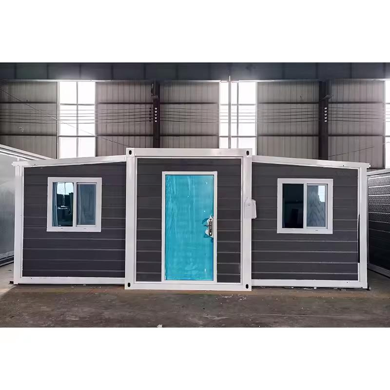 Double Storey 2 Bedroom Modular Solar Panel Transportable House Foldable with Insulation Wall Georgia