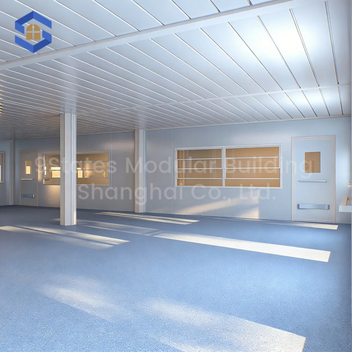 Prefabricated Assembly Moisture &amp; Rust Proof Expandable Steel Building for Pre-Work Devotion Prayer Room