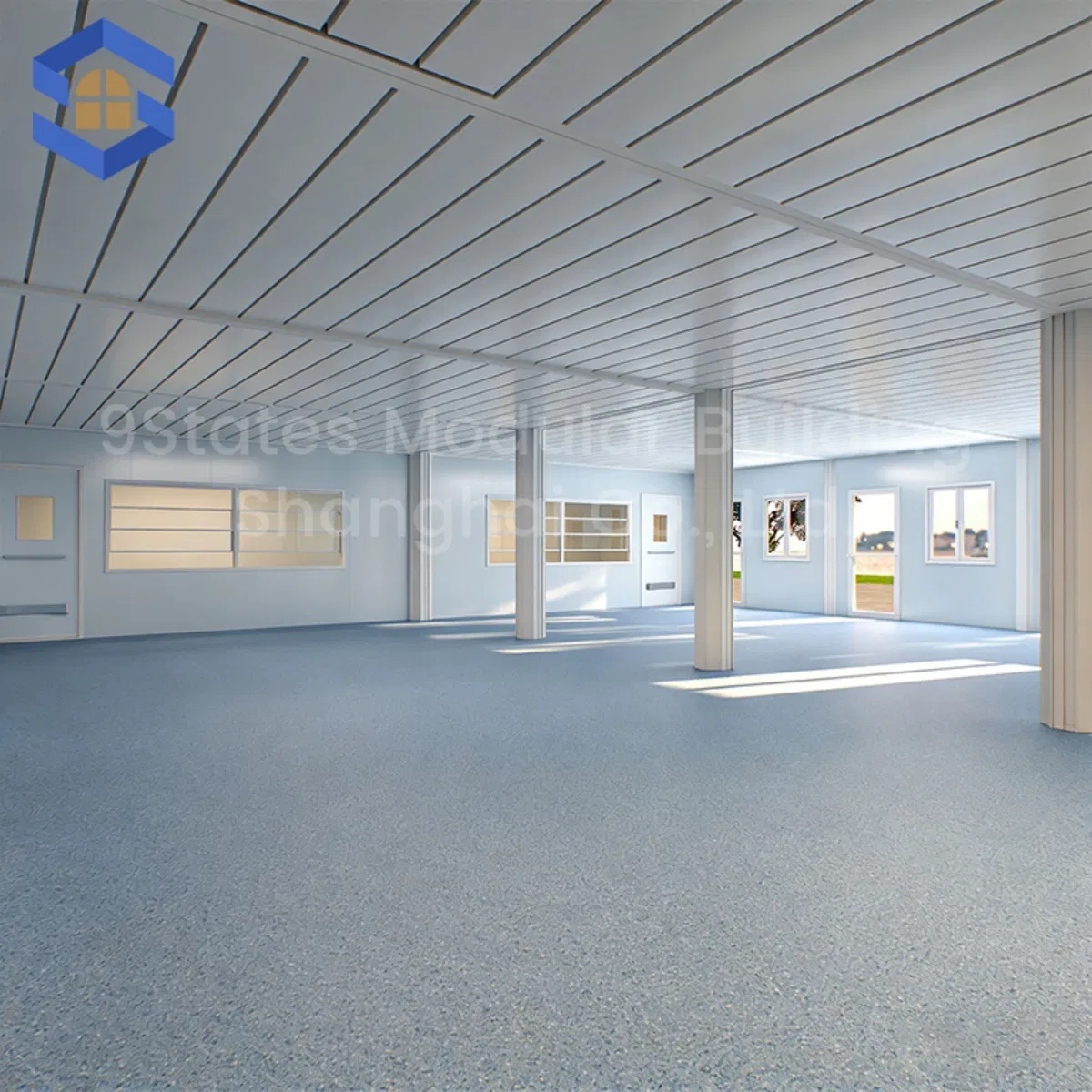 Prefabricated Assembly Moisture &amp; Rust Proof Expandable Steel Building for Pre-Work Devotion Prayer Room