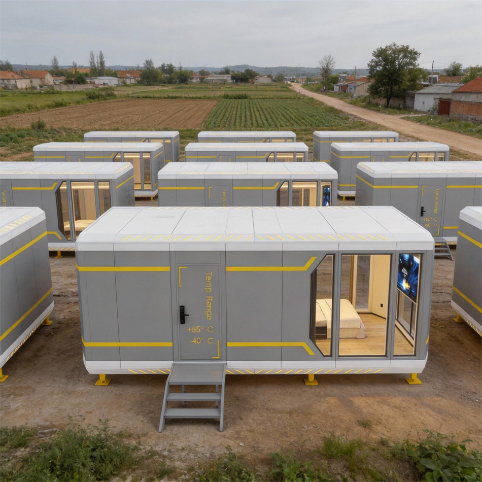 Modular Capsule Hotel Cabin Prefab Building System Developed for Eco Resort Projects Requiring Fast Deployment