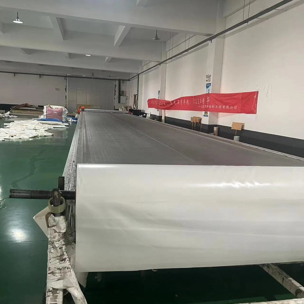 T8K 8000n PTFE Membrane Structure Water-Proof Tensile Fabric Steel Membrane Structure Tent/Gym/Sports Court Membrane Structure