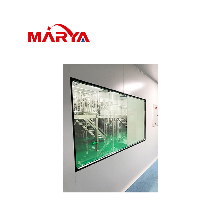 Marya Modular Cleanroom Anti-Static Glass Windows Quickly Installed and Suitable for Clean Projects in Electronics Factories and Hospitals