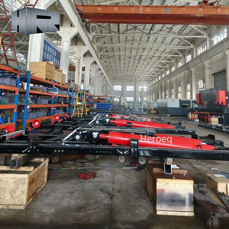 Industrial Hook Lift System Recycling Roll off Dumpster Hook Lift Dumpster Container Hooklift Trailer Truck Hoist