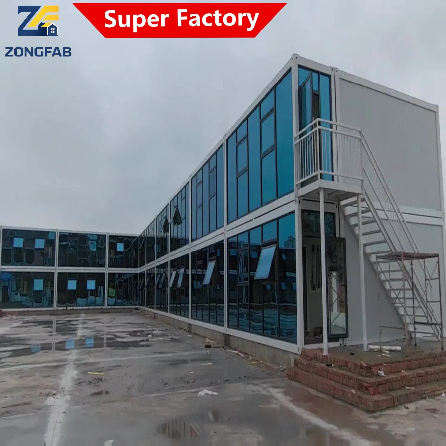 Fast Quick Build Movable Mobile Portable Detachable Assembly Prefab Prefabricated Container Building Housing