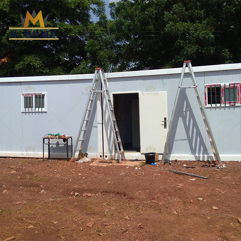 Sustainable Insulated Prefab Container for on-Site Temporary Accommodation