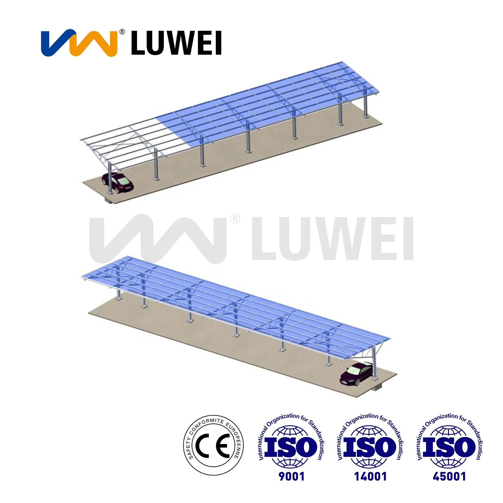 Luwei Solar Carport House: Green Energy Solution with Zm Alloy