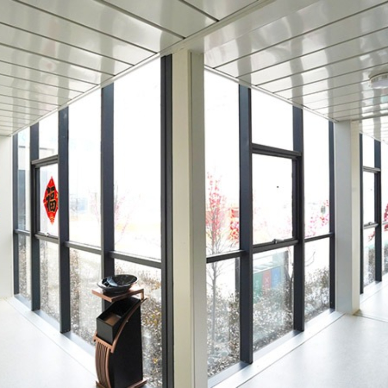 Shipping Container Home Collapsible House Modular Unit Galvanized Steel Structure for Urban Cafeteria or Mobile Diner Setup