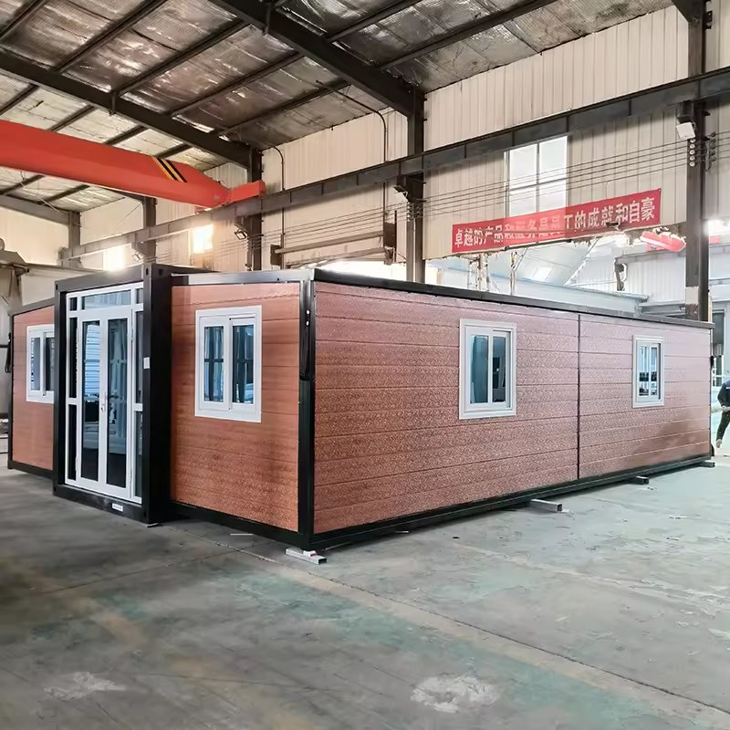 Double Storey 2 Bedroom Modular Solar Panel Transportable House Foldable with Insulation Wall Georgia