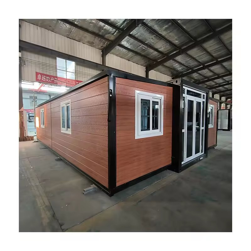 Double Storey 2 Bedroom Modular Solar Panel Transportable House Foldable with Insulation Wall Georgia