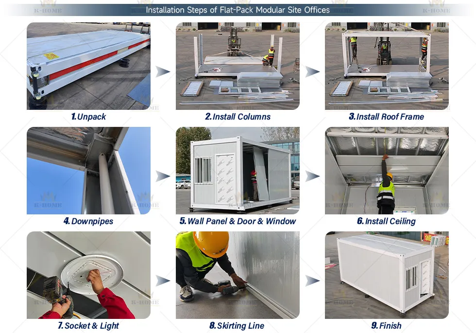 Flat-Pack Container Setup