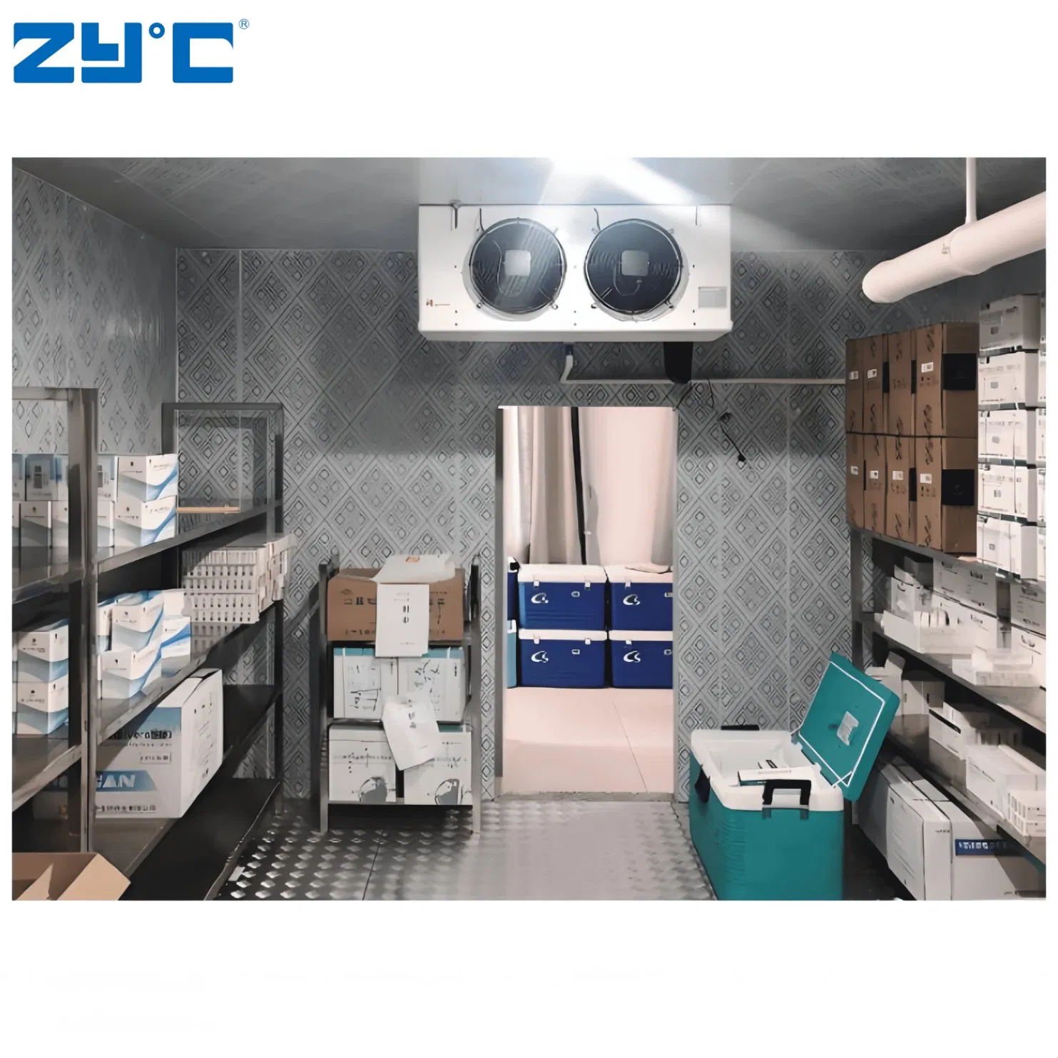 Industrial Cool Rooms and Freezer Room Blast Freezer Container Walk in Freezer Refrigeration Unit Cold Storage