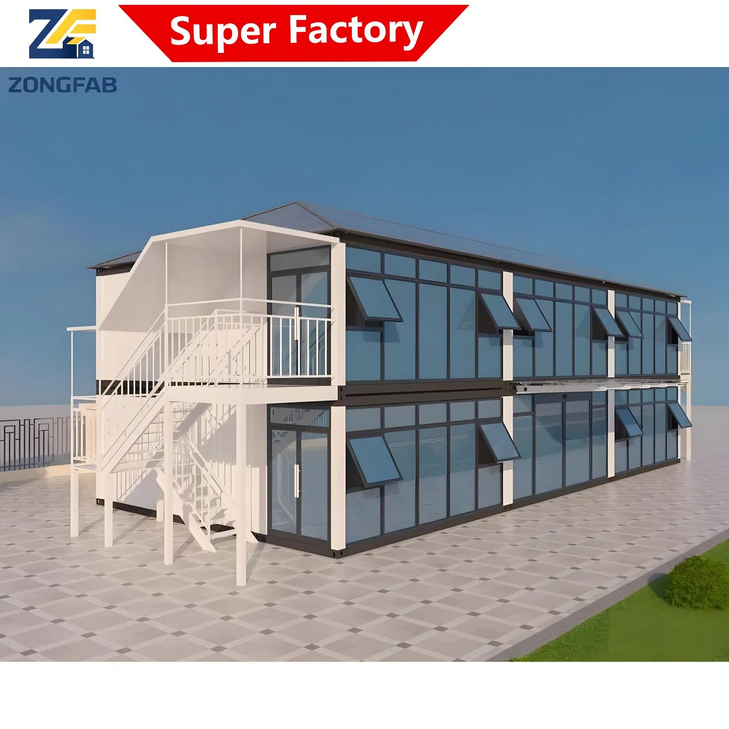 Fast Quick Build Movable Mobile Portable Detachable Assembly Prefab Prefabricated Container Building Housing
