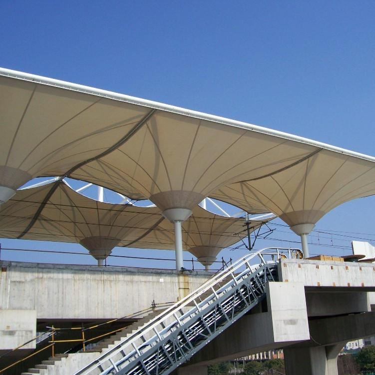 Building Roof Sunshade Structure Fabric Tensile Membrane PVC Outdoor Festival Events Luxury Tent Fabric Tensile Membrane