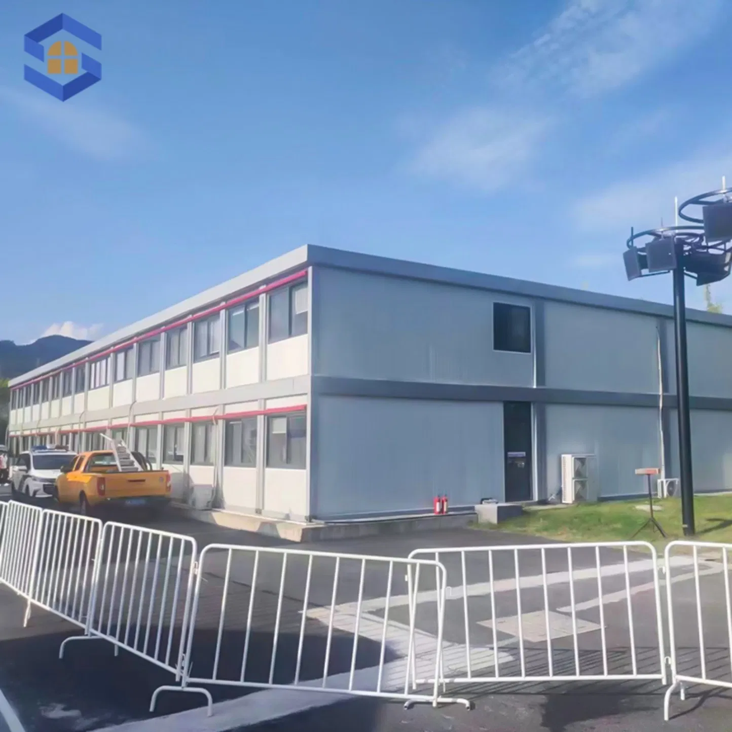 Windproof Waterproof 10FT/20FT/30FT/40FT Modular Portable Prefab Container Office Unit