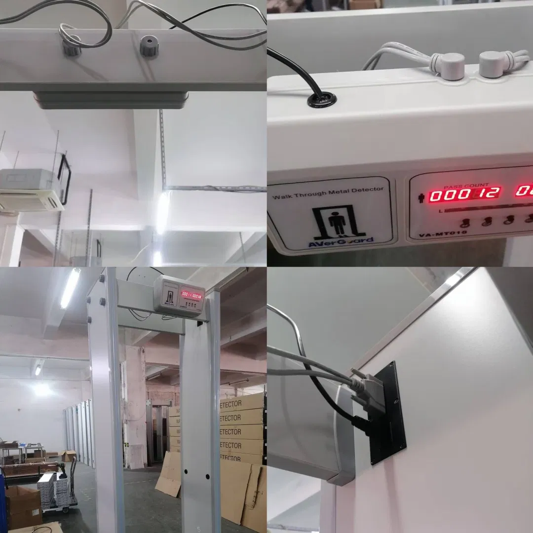 Portable 24 Zone Walk-Through Detectors for Metro Stations