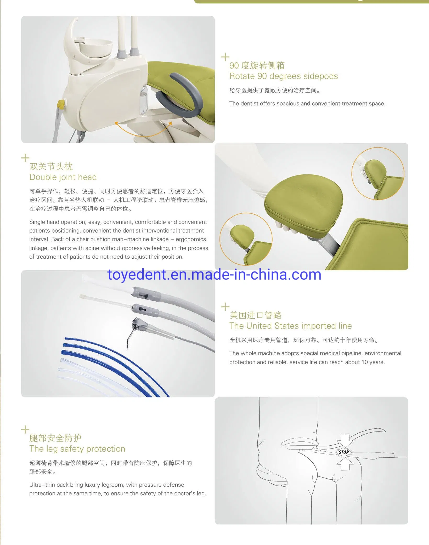 Multifunctional Implant System Dental Unit Chair Dental Chair Dental Unit
