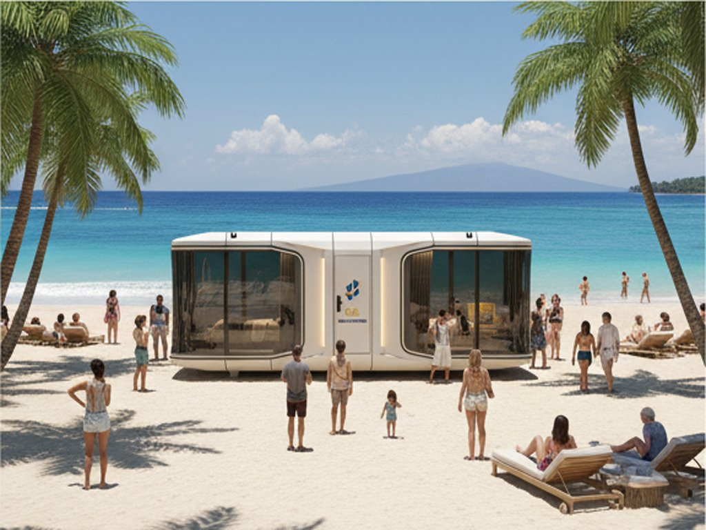 Space Saving Modular High Quality Easily Transportable Steel Capsule House