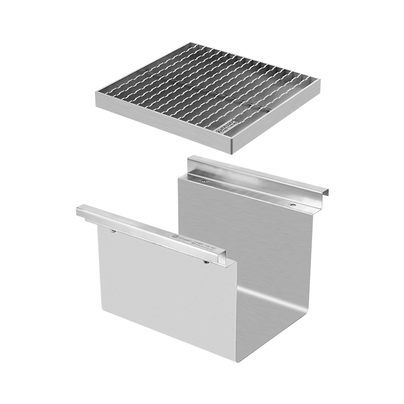 Max Flow Rate Beverage Industry Sanitary V2a Stainless Channel Drain System for Sale