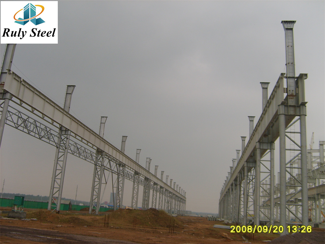 Prefabricated Cement Factory Steel Structure Buildings Construction Materials Prefab Metal Warehouse Workshop Industry Buildings