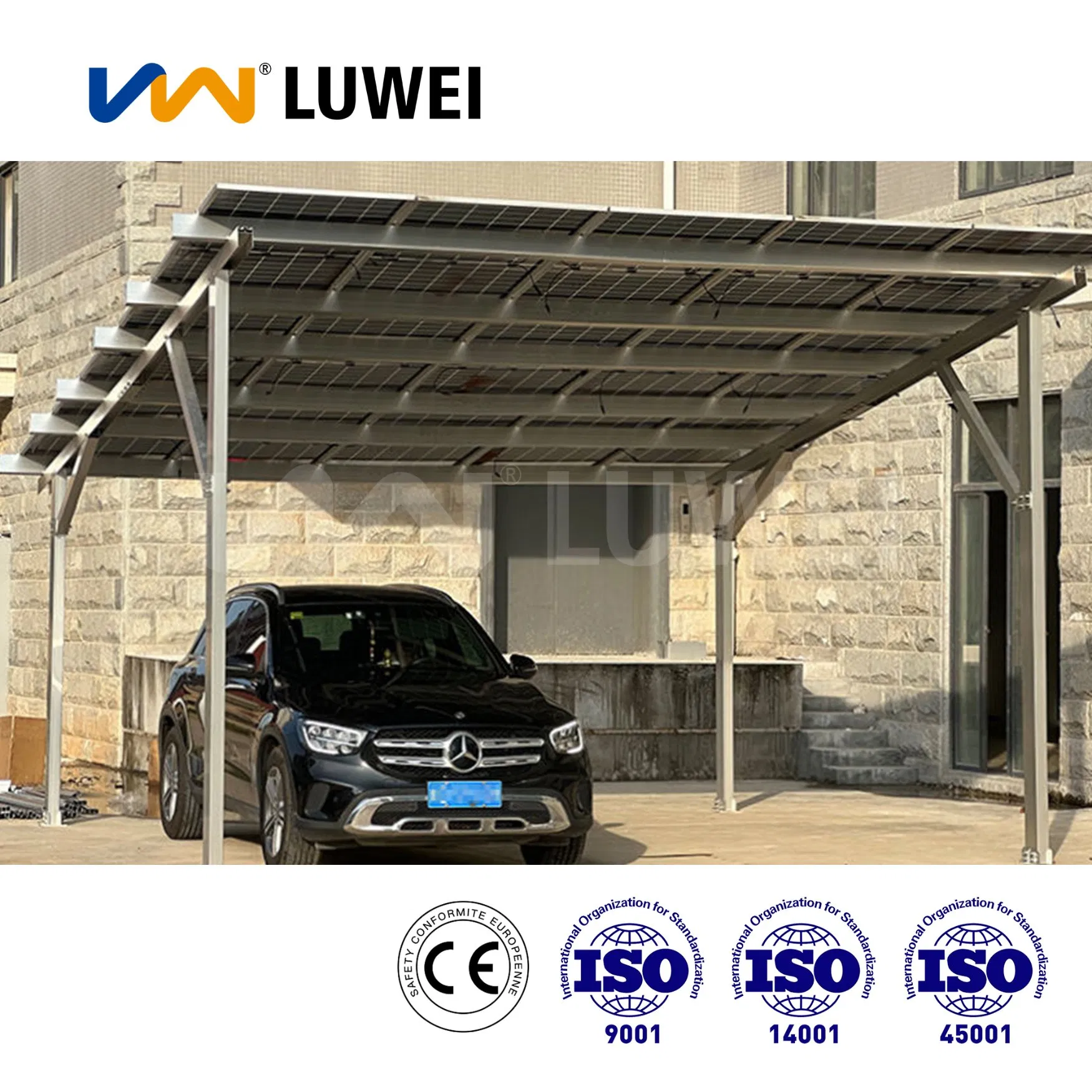 Reliable Customized Solar Carport Energy Racking Bracket PV System Solutions
