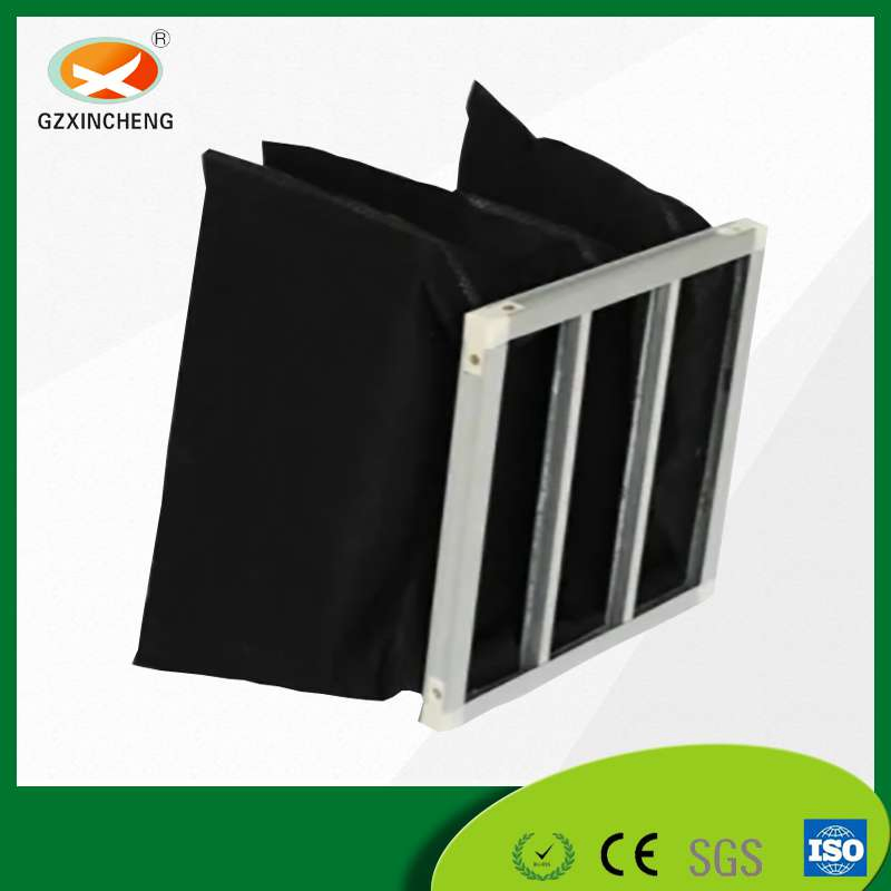 Fresh Air System Equipment G3/G4 Pocket Bag Activated Carbon Pre-Filter