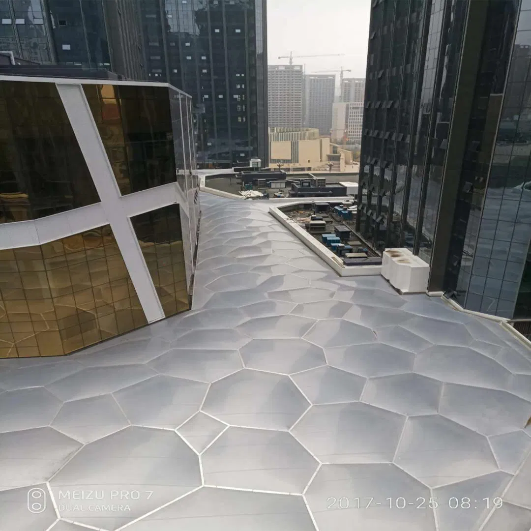 Custom Large-Scale Sunshade Sails Column-Mounted Landscape Canopies Tensioned Membrane Structure for Park Hotel Outdoor Plazas