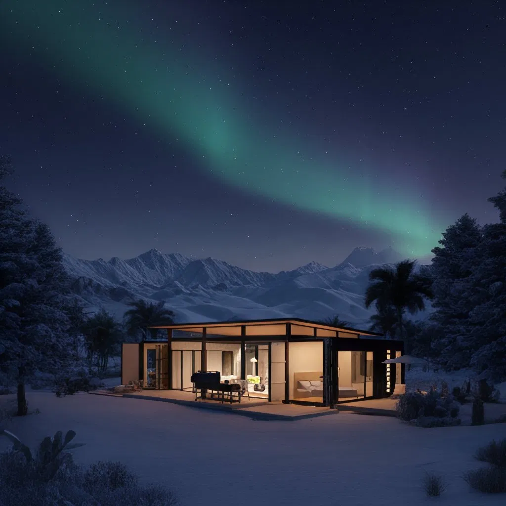 Expandable Modular Steel Container Housing Solution with Prefabricated Construction System.