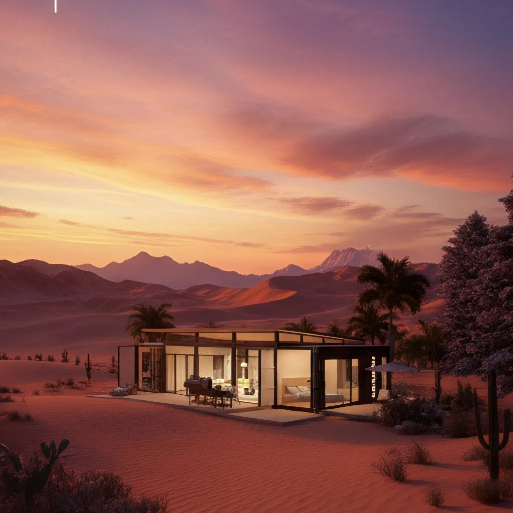 Expandable Modular Steel Container Housing Solution with Prefabricated Construction System.