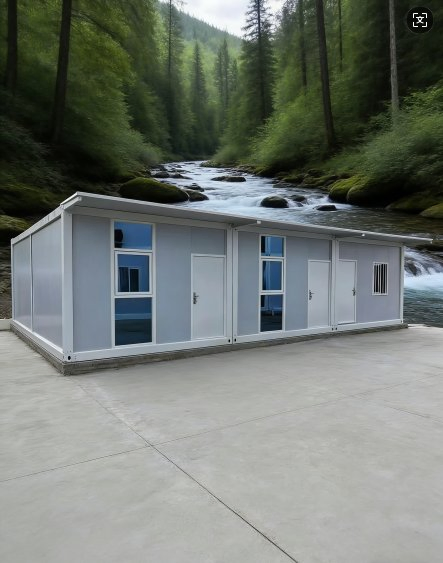 Quick-Assembly Modular Units, Fire-Resistant Rock Wool Panels, Construction Site Dormitories, Warehouses, Custom-Built Temporary Structures