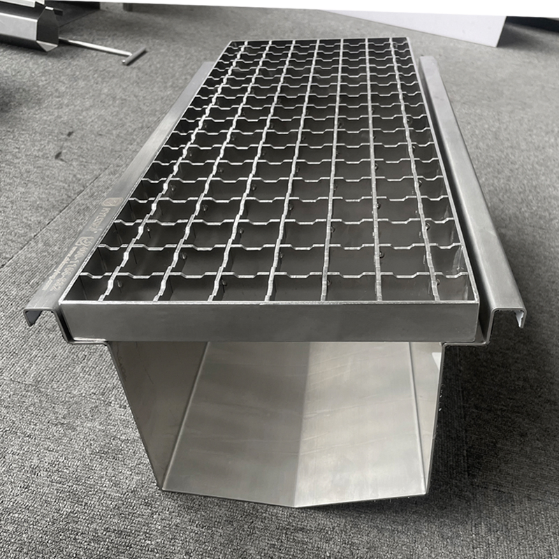 Kylssep High Flow Rate #304 Stainless Solid Sanitary Channel Drain System for Meat Proccessing Industry