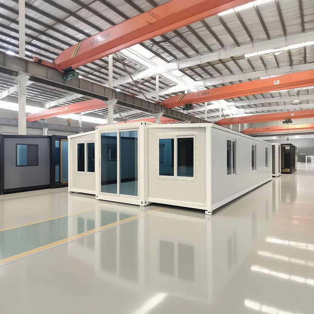 Expandable Container House Sliding Wall System for Temporary Office/Workshop Space Prefab House Foldable House