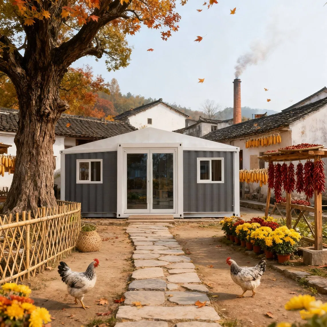 40FT Double-Wing Expandable Container Housing for Residential, Commercial, and Office Use