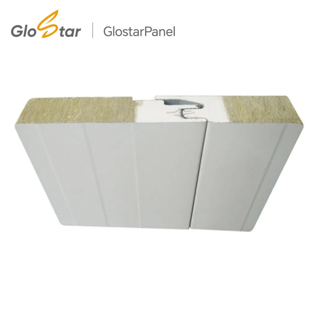 50/80/150mm PU/Polyurethane/Rockwool GMP Certified Europe Anti-Bacterial High Density Pharmaceutical Cleanroom Sandwich Panel