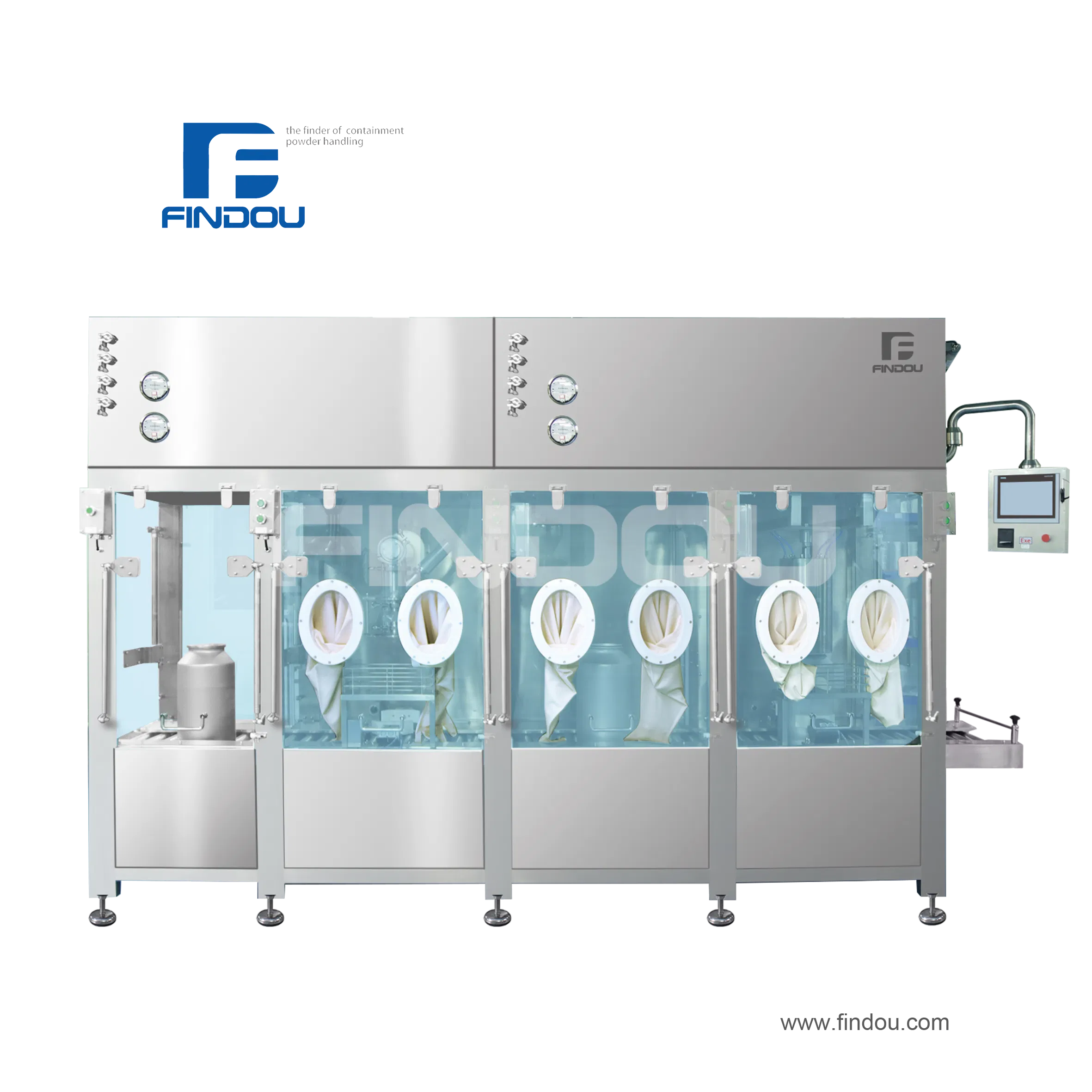 Findou Innovative Positive Pressure Isolation System for Sterile Powder Injection