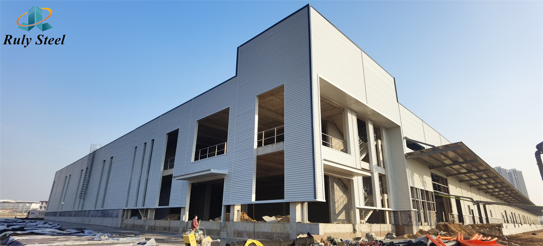 Custom Design Portal Frame Truss Structure Engineering Building Sample Customization Prefab Steel Structure Buildings