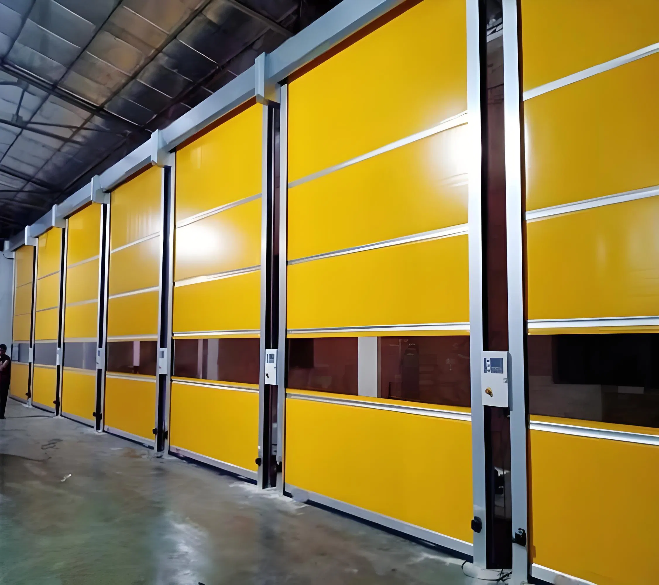 Advanced Cleanroom PVC Radar Induction Electric Door System