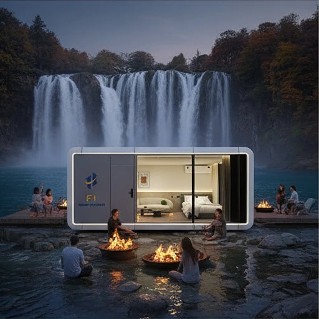 Prefab, ISO-Certified, Fire-Retardant, Earthquake-Resistant, Modular, Transportable, Commercial Capsule House