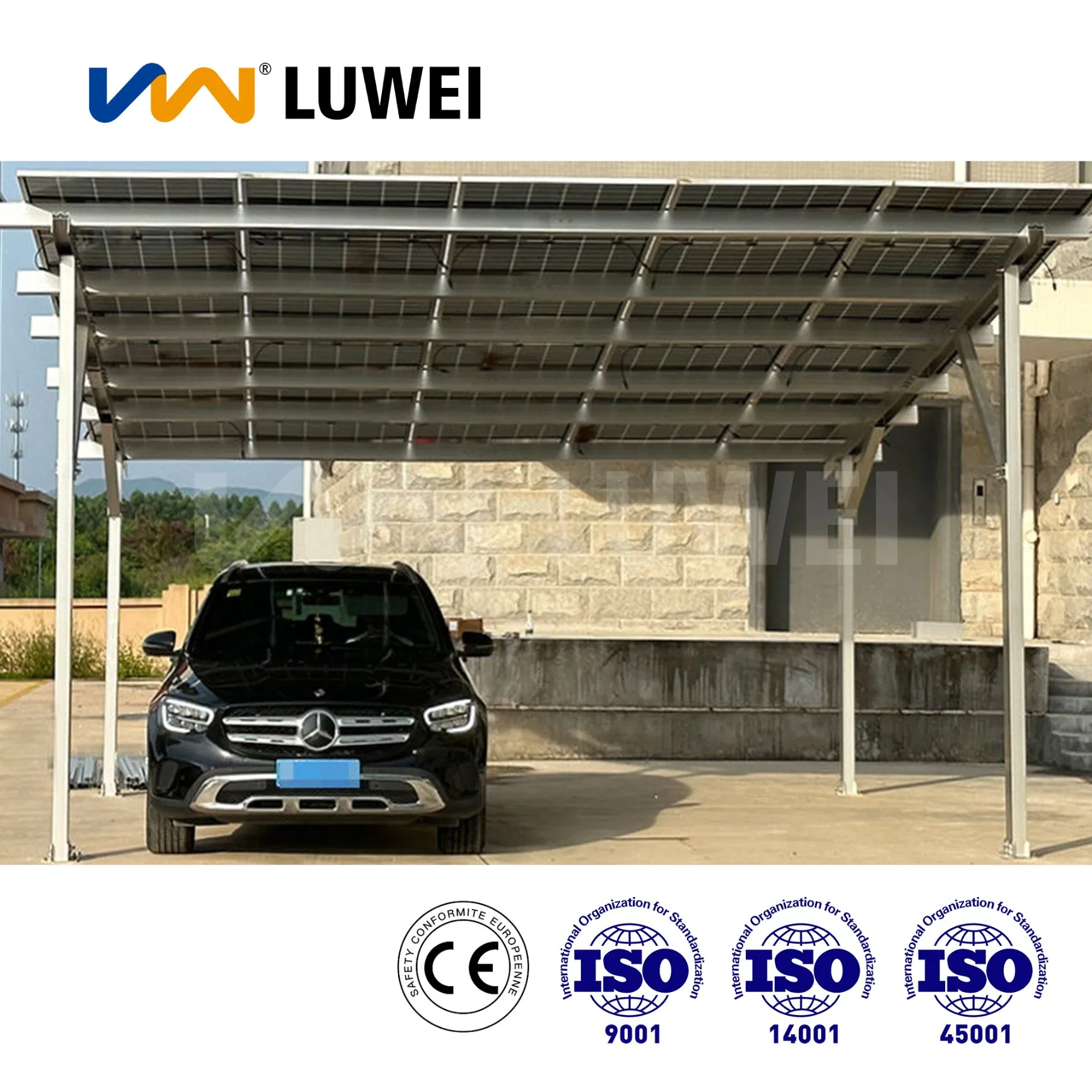 Reliable Customized Solar Carport Energy Racking Bracket PV System Solutions
