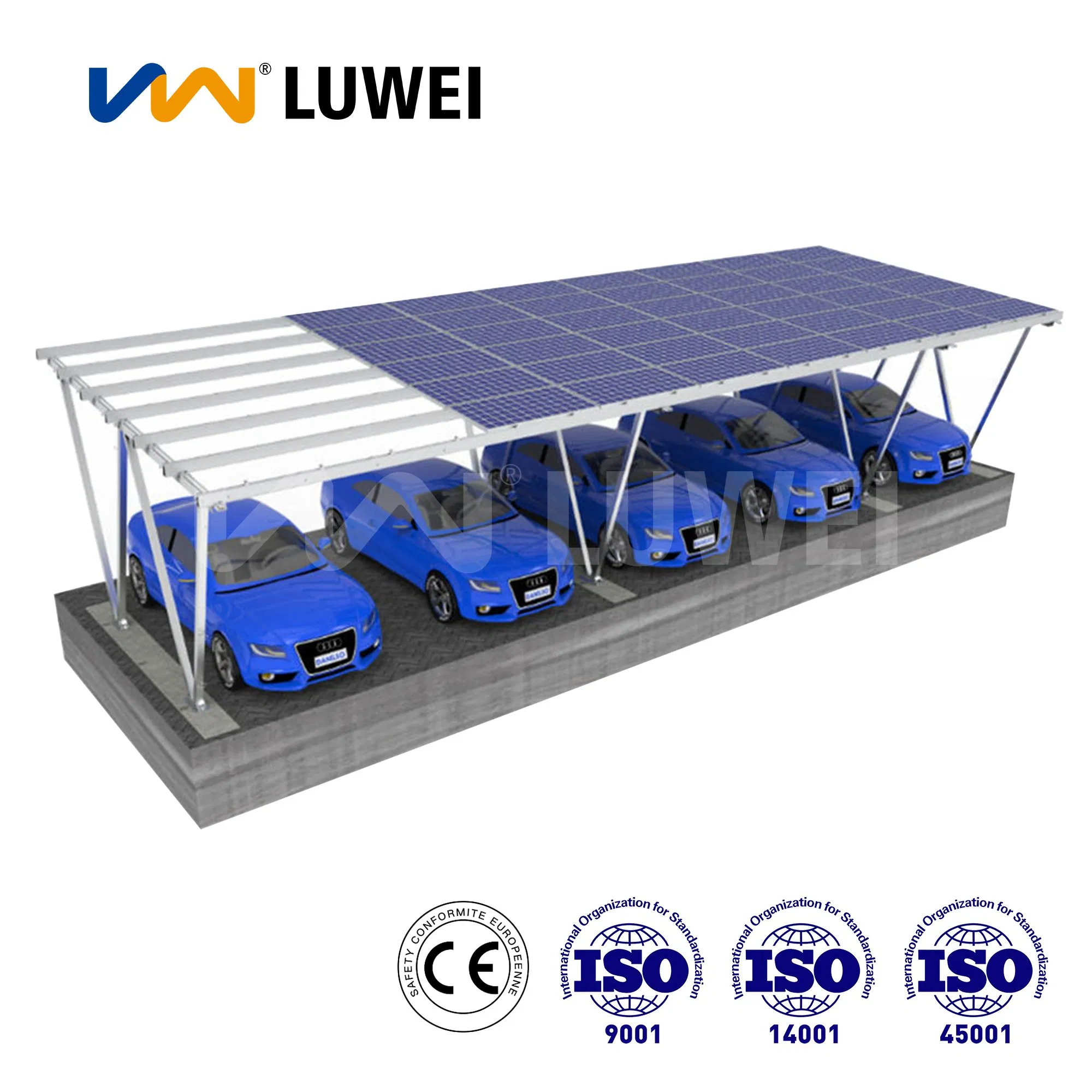 Premium Custom Luwei Racking Systems for Solar Carport Solutions