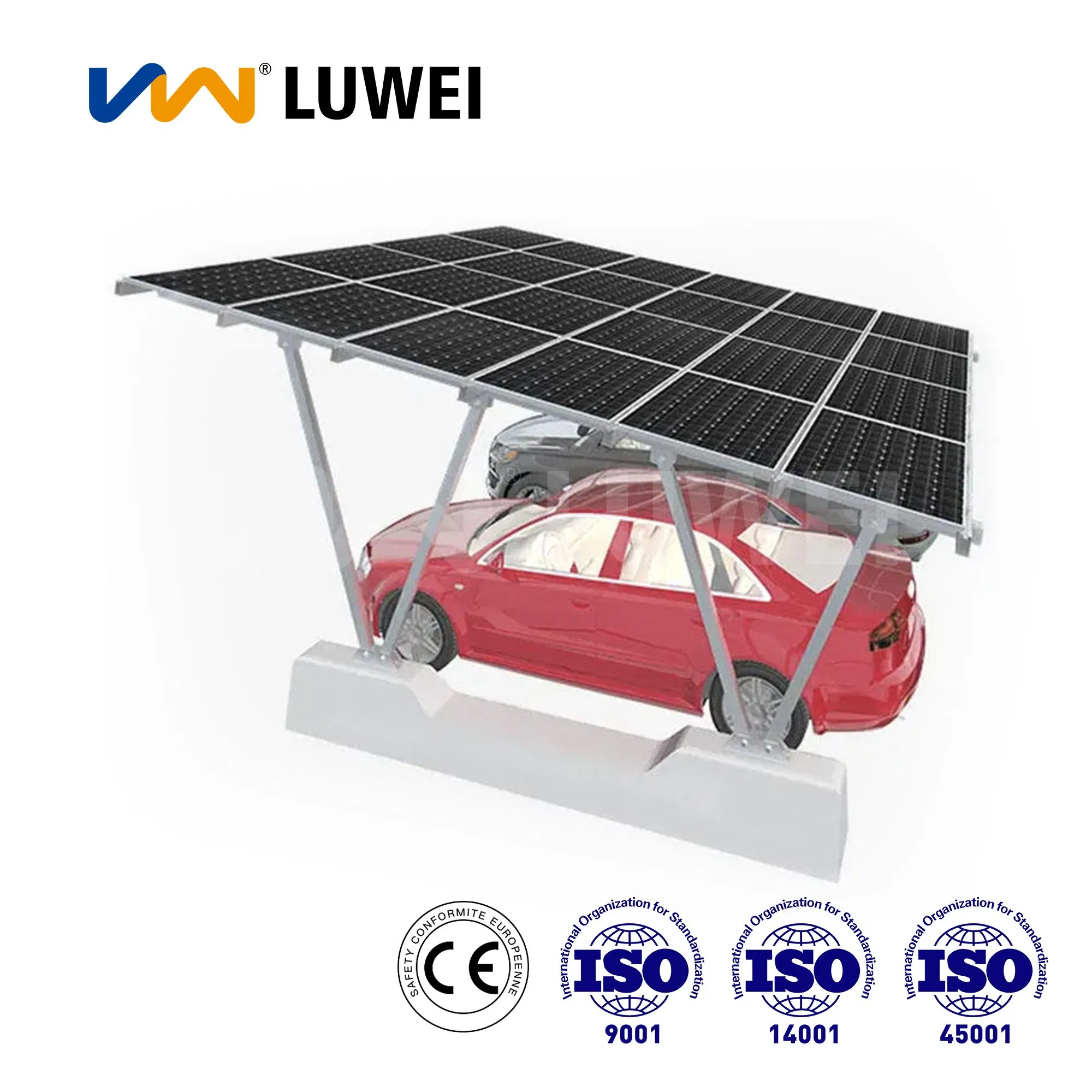 Premium Customized Carport Solar Energy Racking Bracket PV System Solutions
