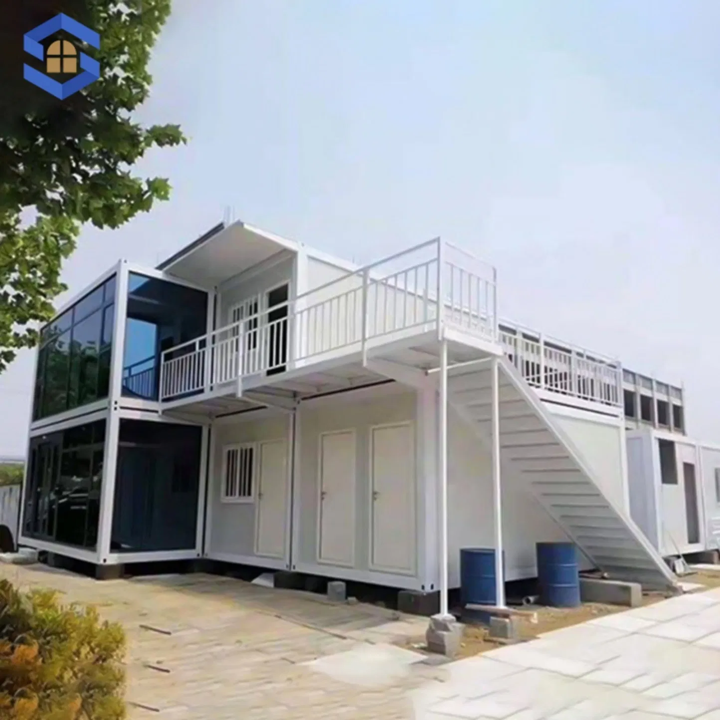 Multi-Story Portable Compact Combined 10FT/20FT/30FT/40FT Prefabricated Container-Based Office Unit