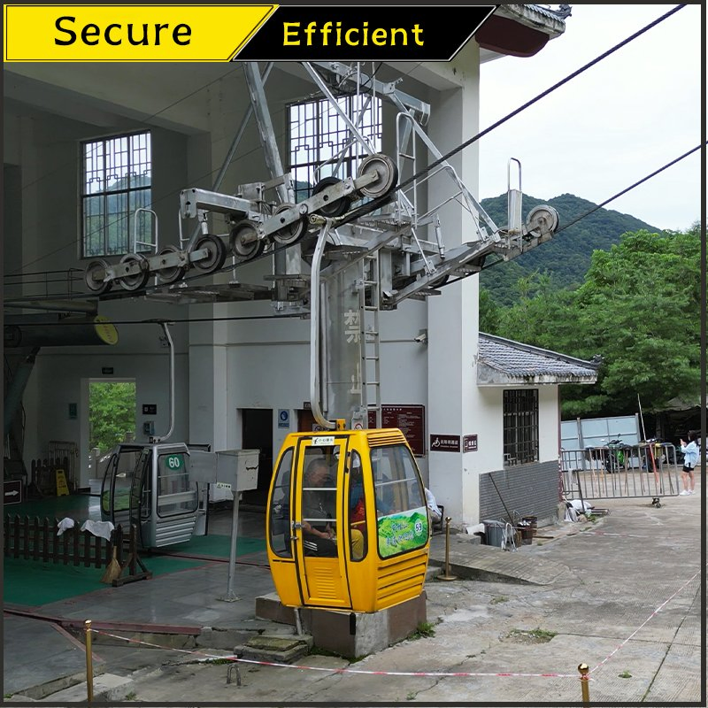 Modular Cableway System with Rapid Deployment Capability Amusement Park Ropeway Cable Car System Scenic Low Altitude Cableway Speed Gondola Lift